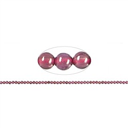 144890108522 String Beads, Garnet (Rhodolite) A&#x2B;/A, 02,50mm | gems, healing stones &amp; jewelry