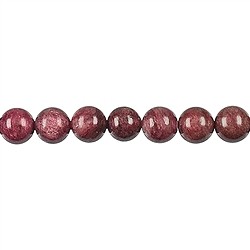 144950100920 String Beads, Piedmontite Quartz, 10mm | Schreier gems, healing stones & jewelry