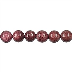 144950101020 Rang de colliers boules, quartz piémontais, 12mm | Marco Schreier