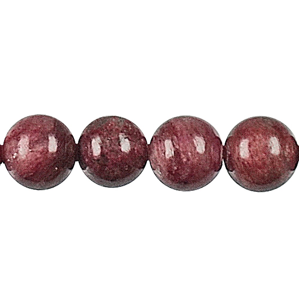 Cuentas de piedras preciosas, cuarzo piedmontita, 16mm | Marco Schreier