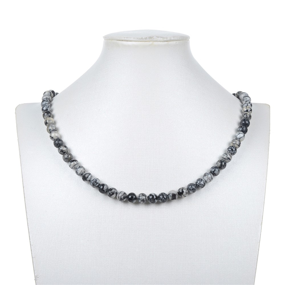 String Beads, Pinolite, 08 - 09mm | wholesaler gems, healing stones & jewelry