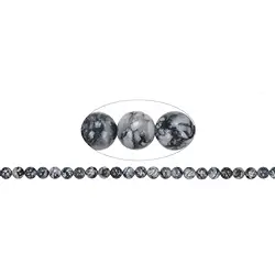 145100100720 Strang Kugeln, Pinolith, 08 - 09mm | Großhandel Edelsteine, Heilsteine & Schmuck