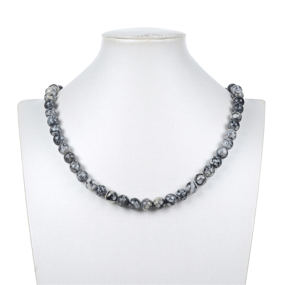 Strang Kugeln, Pinolith, 10 - 11mm | Großhandel Edelsteine, Heilsteine & Schmuck