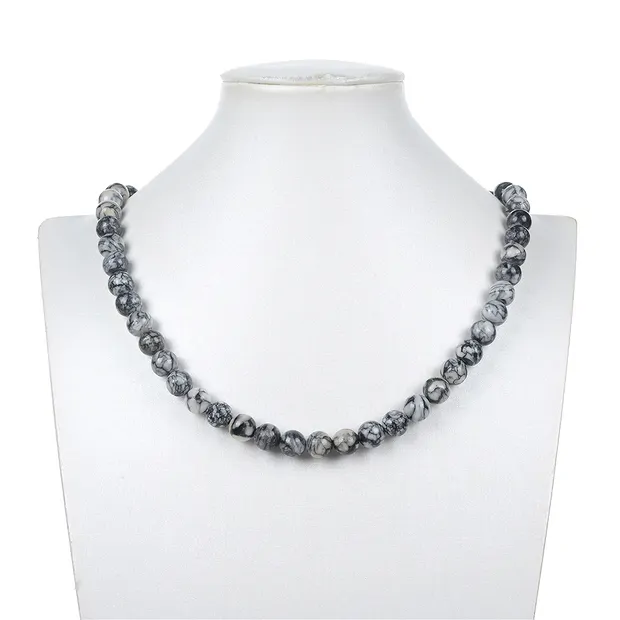 Filo di perline, pinolite, 10 - 11 mm | grossista gemme e pietre curative