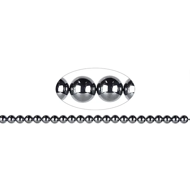 String Beads, silicon (synt.), 08mm | wholesaler gems, healing stones & jewelry