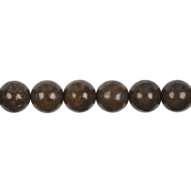 String Beads, Dinosaur Bone, 11mm | wholesaler gems, healing stones & jewelry