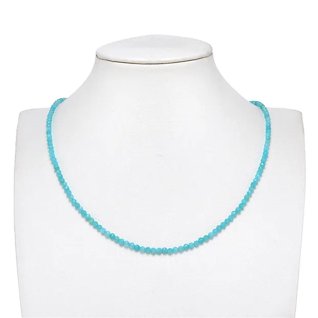 String Beads, Amazonite (Xing-Jiang), 03mm, faceted | Marco Schreier