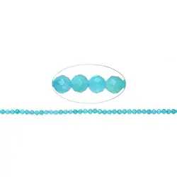 145320104821 String Beads, Amazonite (Xing-Jiang), 03mm, faceted | Marco Schreier