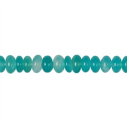 145320300421 Strand Button, Amazonite (Xing-Jiang) A, 05 x 09mm | Marco Schreier