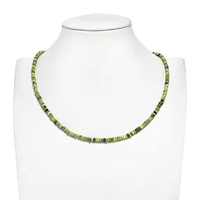 Strang Button, Serpentin (Lizardit), 02 x 04mm, facettiert (39cm) | Marco Schreier