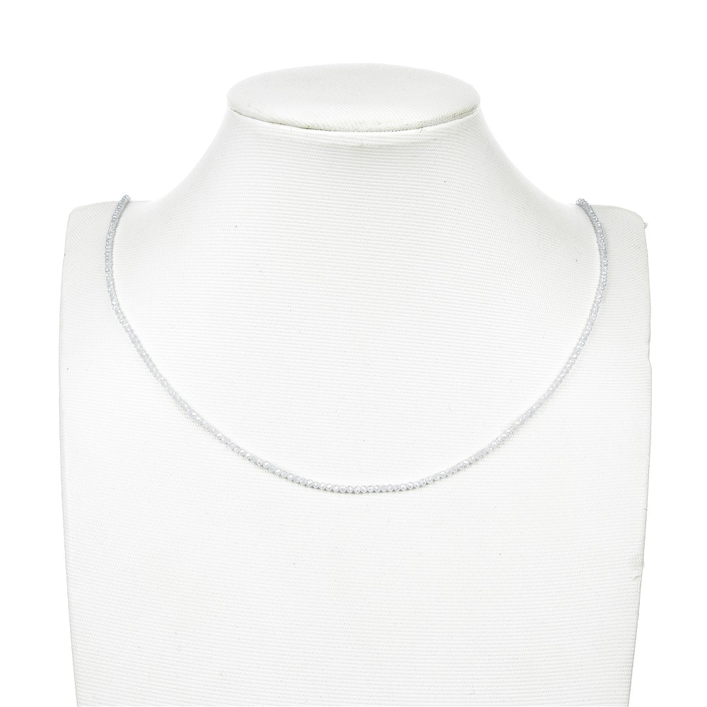 Strang Kugeln, Cubic Zirkonia weiß (synt.), facettiert, 02,5mm (38cm) | Marco Schreier