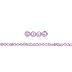 145500112920 Strang Kugeln, Cubic Zirkonia pink (synt.), facettiert, 01,8mm (38cm) | Marco Schreier