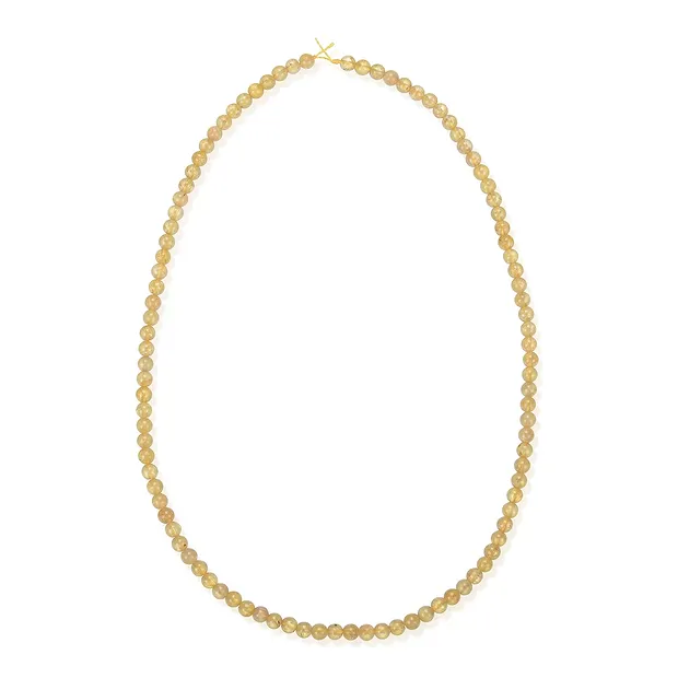 Rang de collier boules, Apatite (jaune), 04mm (39cm) | Marco Schreier