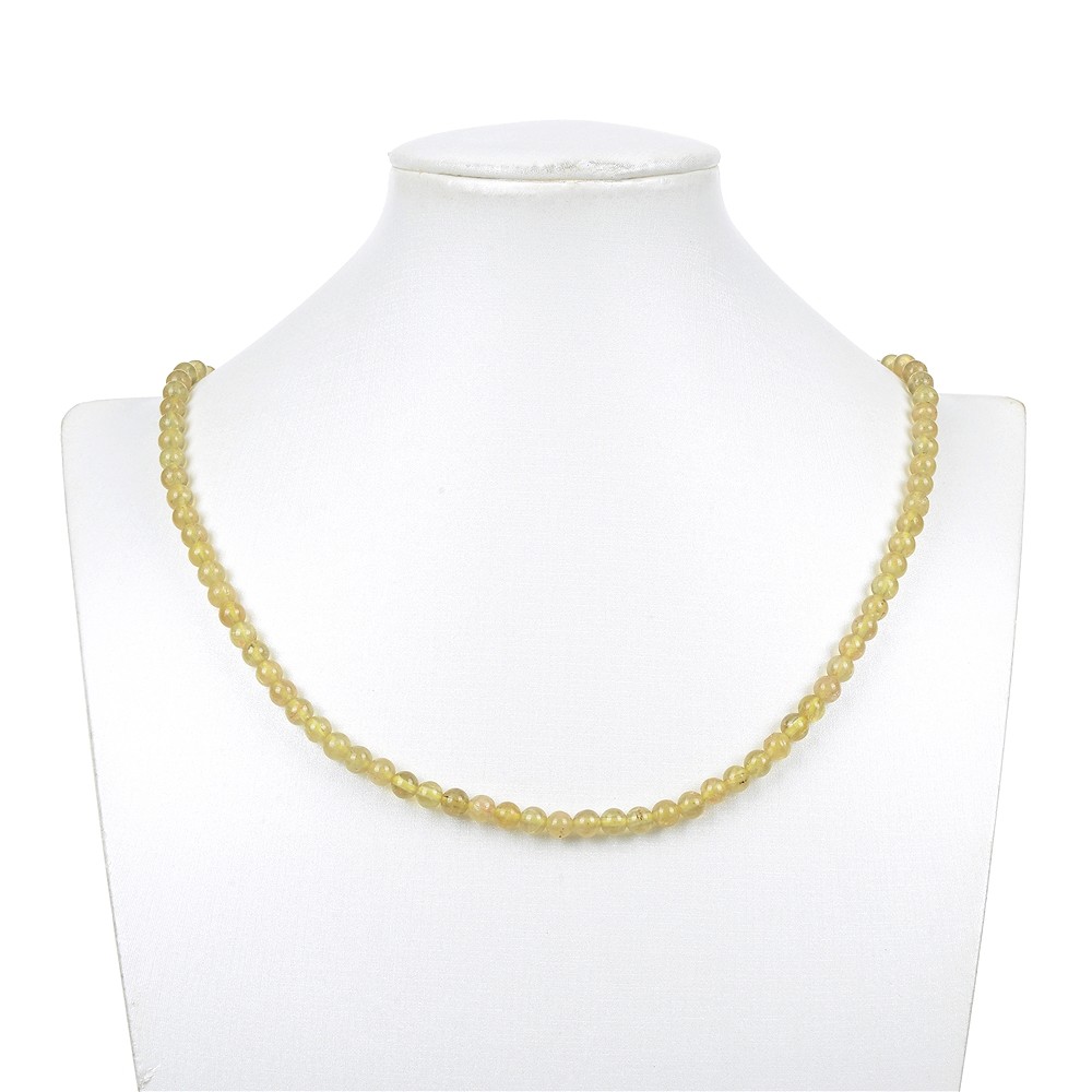 Strang Kugeln, Apatit (gelb), 04mm | Großhandel Edelsteine, Heilsteine & Schmuck