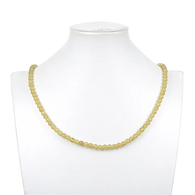 Strang Kugeln, Apatit (gelb), 04mm | Großhandel Edelsteine, Heilsteine & Schmuck