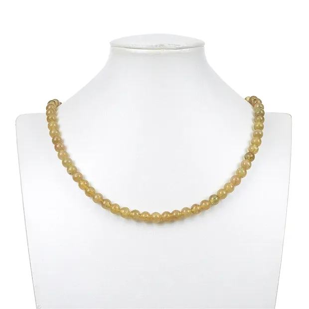 Filo di perle, Apatite (giallo), 08 mm | grossista gemme e pietre curative