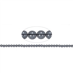 145720100520 Strang Kugeln, Silber-Auraquarz, 06mm | Edelsteine, Heilsteine & Schmuck-Handel