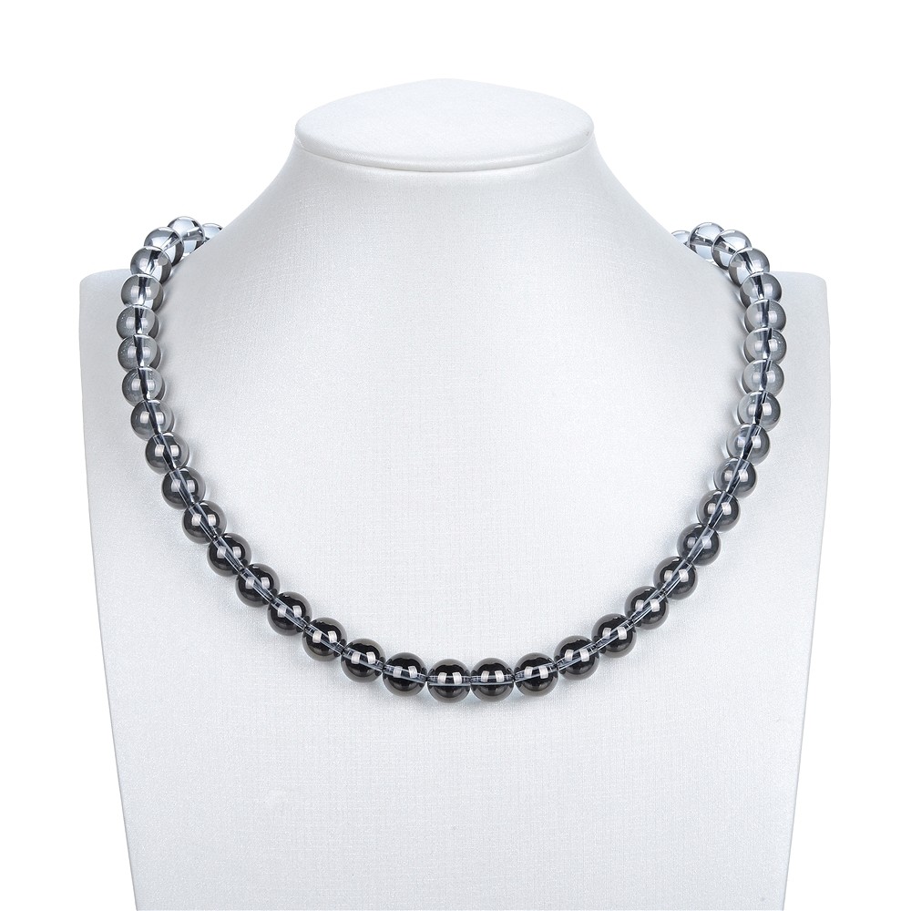 String Beads, Silver Aura Quartz, 10mm | Schreier gems, healing stones & jewelry