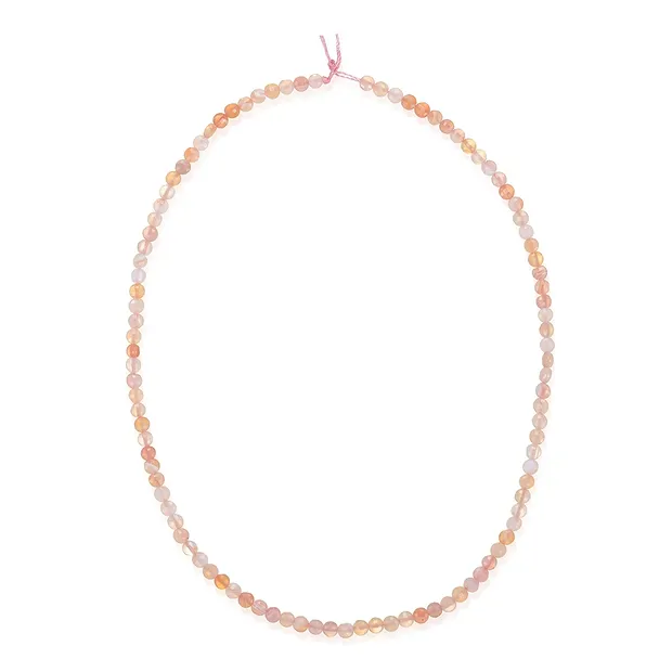 Fili di monete, Agata (arancio Botswana), 04 x 02 mm, sfaccettato (39 cm) | Marco Schreier