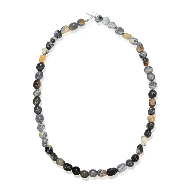 Tiras de pepitas, jaspe maligano, 09 - 10mm (39cm) | Marco Schreier