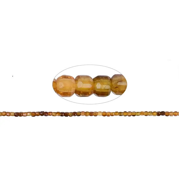 Rang de collier, Tourmaline (jaune), 02mm, facetté | Marco Schreier