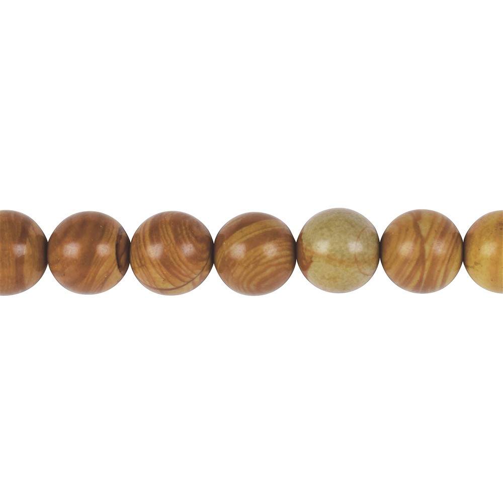 Strang Kugeln, Walnuss-"Jaspis" 10mm (39cm) | Edelsteine, Heilsteine & Schmuck
