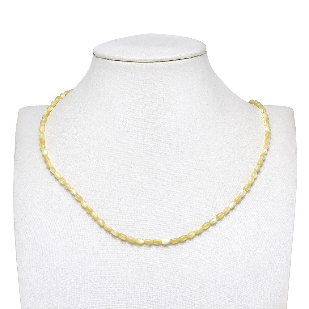 Hebra de grano de arroz, Madre Perla (Nácar), 05 x 03mm | Marco Schreier