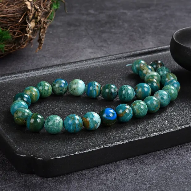 String Beads, Atacama Opal (stab.), 13mm | wholesaler gems & healing stones