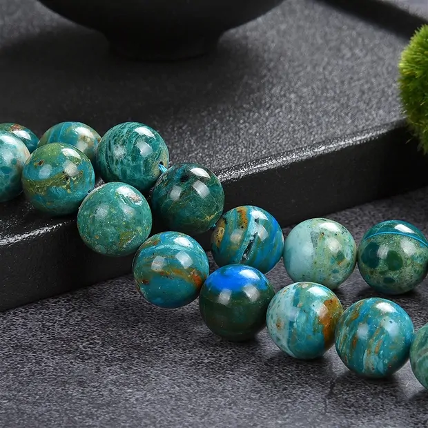 String Beads, Atacama Opal (stab.), 13mm | wholesaler gems & healing stones