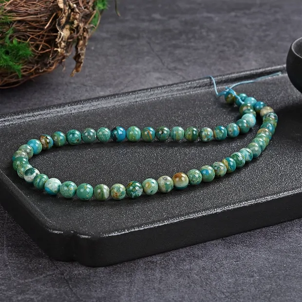 String Beads, Atacama Opal (stab.), 07 - 08mm | wholesaler gems & healing stones