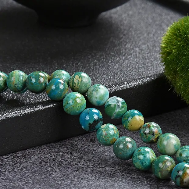 String Beads, Atacama Opal (stab.), 07 - 08mm | wholesaler gems & healing stones