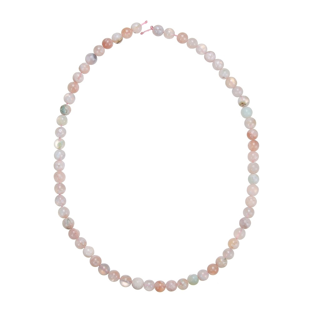 Strang Kugeln, Kirschblüten-Achat, 06mm (39cm) | Marco Schreier