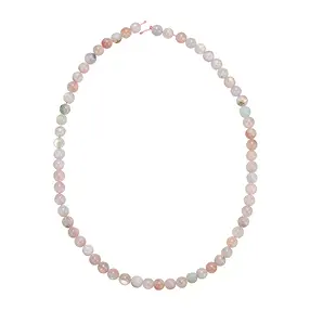 Rang de collier boules, Agate fleur de cerisier, 06mm (39cm) | Marco Schreier