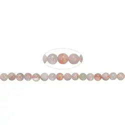 146070100520 Strang Kugeln, Kirschblüten-Achat, 06mm (39cm) | Marco Schreier