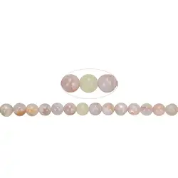 146070100720 String Beads, Cherry Blossom Agate, 08mm (39cm) | gems, healing stones & jewelry
