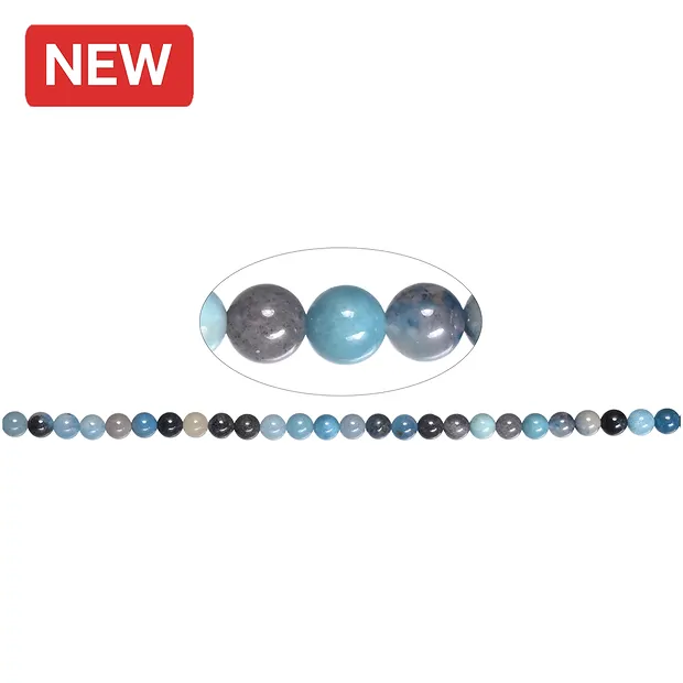 Strang Kugeln, Trolleit, 06mm | Großhändler Edelsteine, Heilsteine & Schmuck