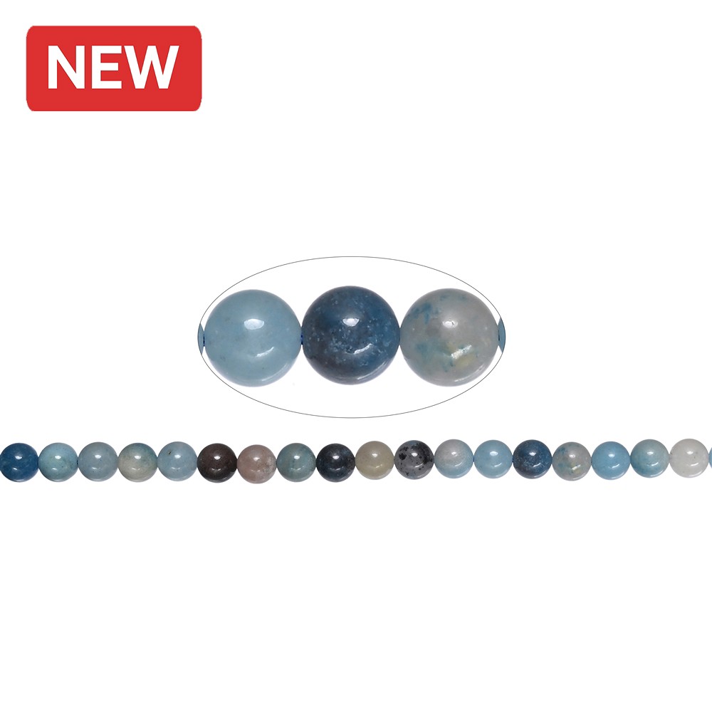 Strang Kugeln, Trolleit, 08mm | Großhändler Edelsteine, Heilsteine & Schmuck