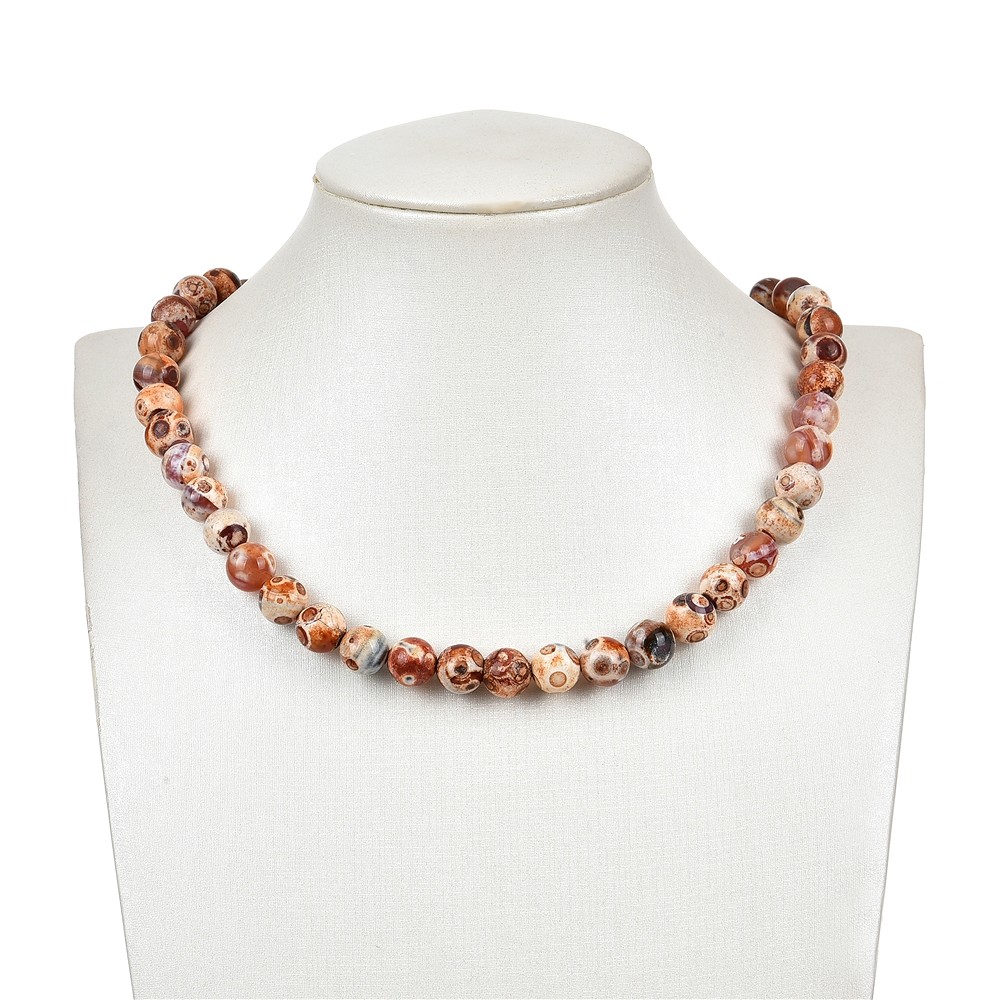 Strang Kugeln, Achat (Mongolei-Achat), 10mm (38cm)  | Marco Schreier