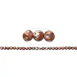 146260106322 Cuentas preciosas, Ágata (ágata de Mongolia) diente de tigre, 08mm (37cm) | Marco Schreier