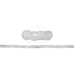 146300401520 Strand cylinder/heishi, Mother of Pearl (light), 02 x 03 mm (39cm) | Marco Schreier