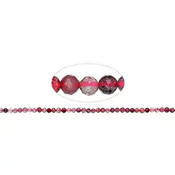 146310104920 Rang de colliers boules andésiennes, 04mm, à facettes (39cm) | Marco Schreier