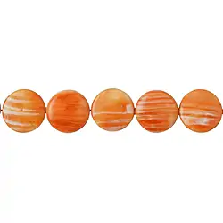 146330327720 Strand Coin, Spiny Oyster, 17mm  | wholesaler gems, healing stones & jewelry
