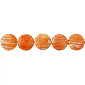 Strand Coin, Spiny Oyster, 17mm  | wholesaler gems, healing stones & jewelry