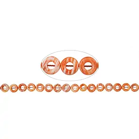Rang de colliers cadre rond, Spiny Oyster, 10mm | Marco Schreier