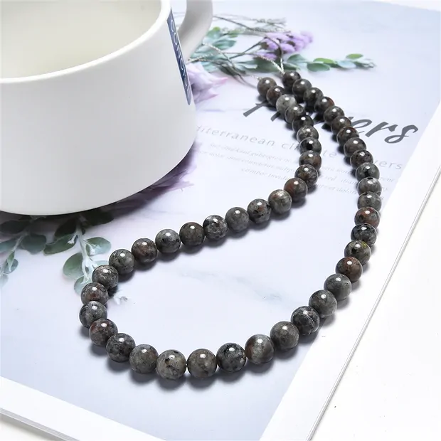 String Beads, Yooperlite, 08mm | minerals trade - gems, healing stones & jewelry