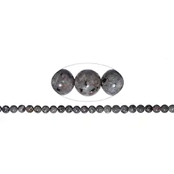 146430100720 Strang Kugeln, Yooperlith, 08mm | Großhändler Edelsteine, Heilsteine & Schmuck