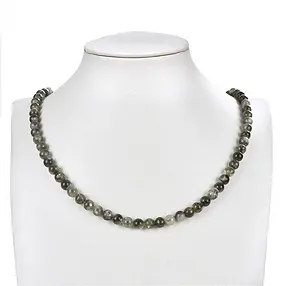 Filo di perline, Muscovite (verde), 06 mm (38 cm) | Marco Schreier