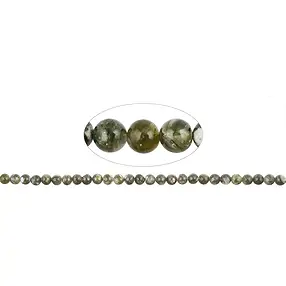 Filo di perline, Muscovite (verde), 06 mm (38 cm) | Marco Schreier