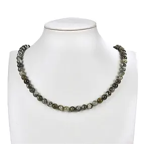 String Beads, Muscovite (green), 07mm (38cm) | wholesaler gems & healing stones