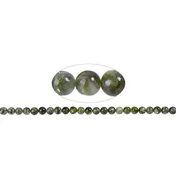 146440100620 String Beads, Muscovite (green), 07mm (38cm) | wholesaler gems & healing stones